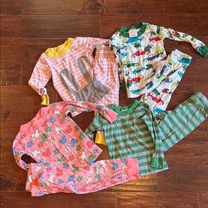 Hanna Andersson Pajama Sets Cozy Sleepwear bundle of 4 size 3